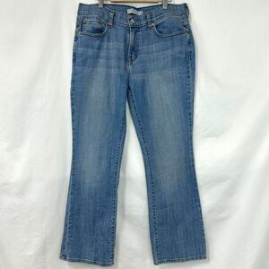 LEVI'S 515 Bootcut Blue Denim Jeans Pockets Women's 10 Short 2000s Y2K Western